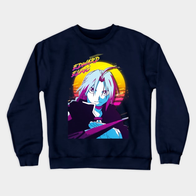 Fullmetal Alchemist - Edward Elric Crewneck Sweatshirt by 80sRetro